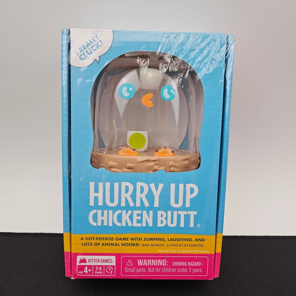 Hurry Up Chicken Butt Active Kids Party Game Hot Potato 2-6 players 4+ New